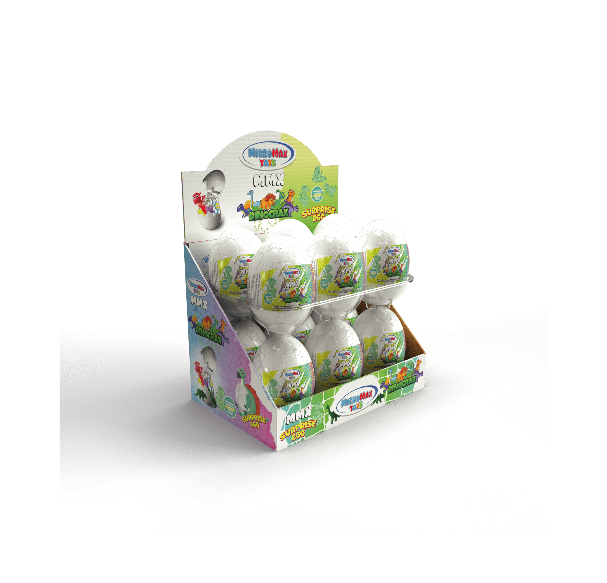 DİNOCRAX ÇATLAK YUMURTA BEYAZ resmi